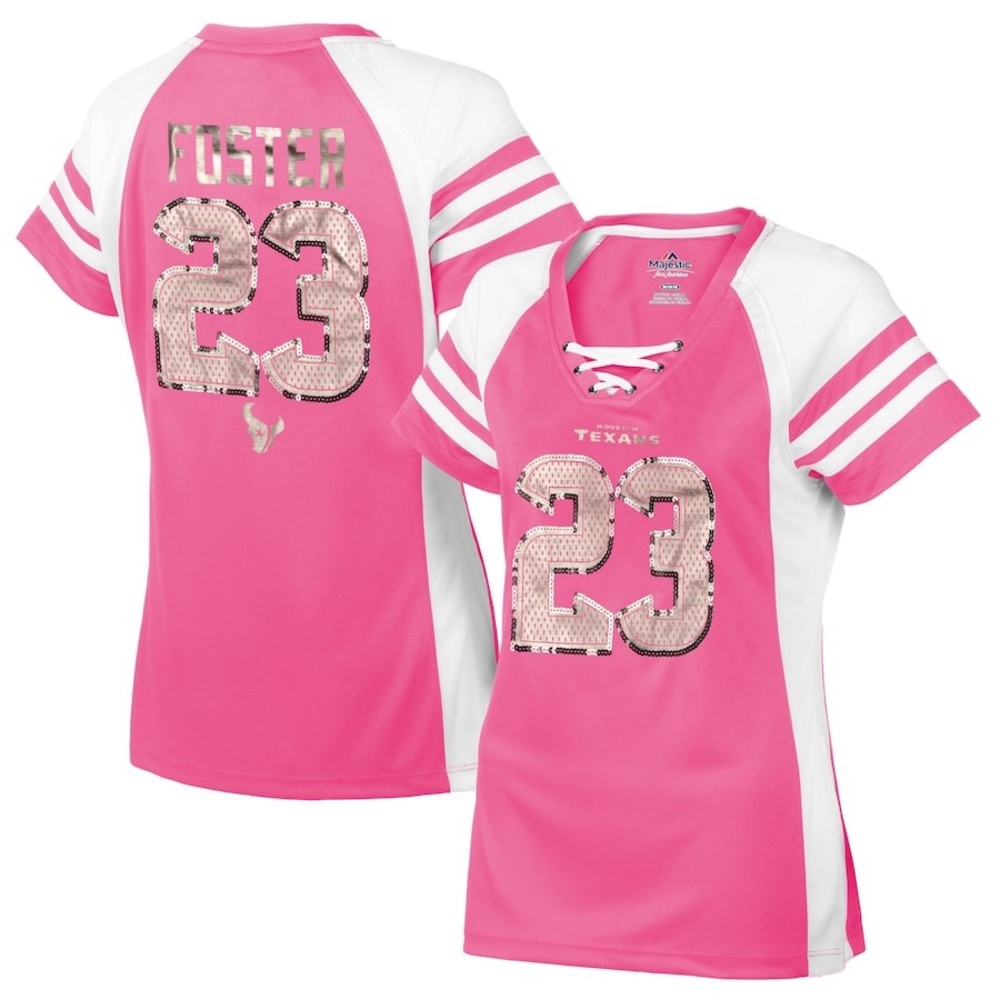 Women’s Houston Texans Arian Foster Majestic Pink